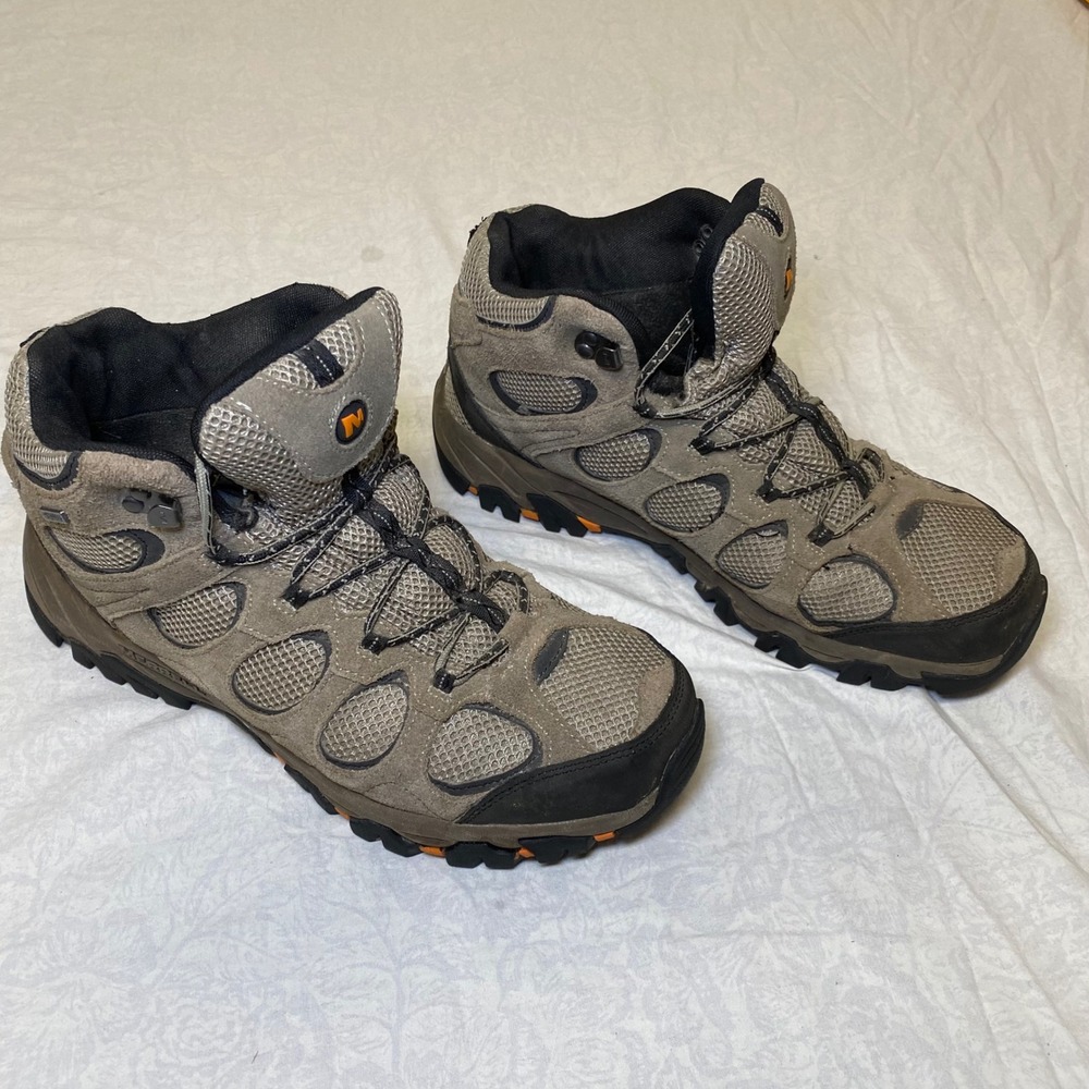 Merrell Moab Mid Waterproof Men's Hiking Boots US 11 Brindle J160976C - Picture 2 of 10